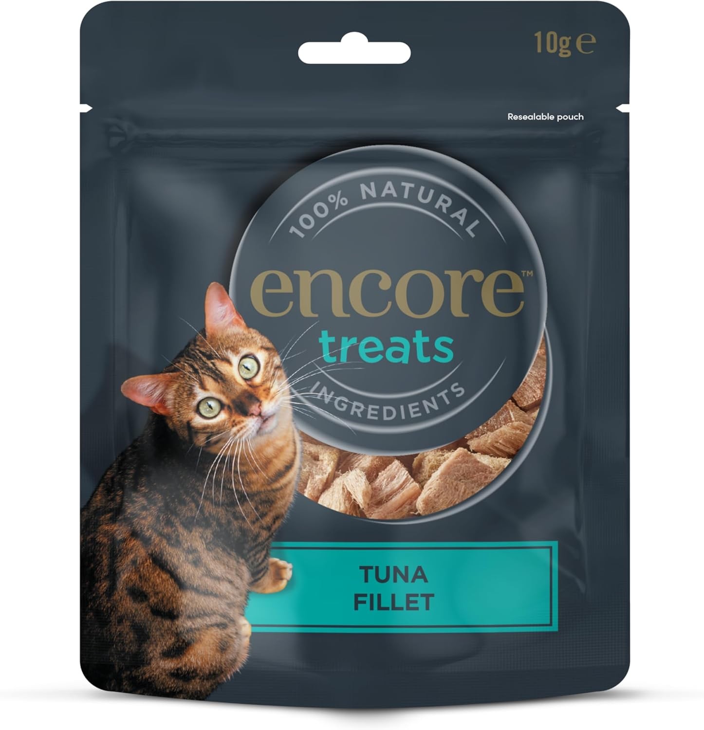 Encore 100% Natural Freeze Dried Tuna Fillet Cat Treats, Grain Free Healthy Cat
