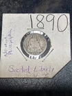 🔥 1890 Seated Liberty Dime – 90% Silver – Old U.S. Coin – Pre-1900 🔥 RARE