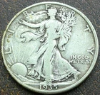 US 1935-D Walking Liberty Half  **