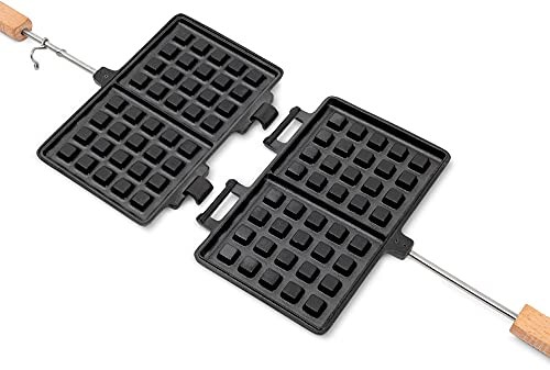 PETROMAX Outdoor Camping Waffel doppelseitige Bratpfanne Waffeleisen [Genu - Bild 3 von 3