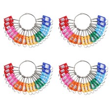 Portable Metal  Key Organizer with 120 Spring Hooks & Key Tags with  and8978
