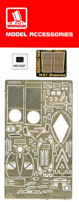 Brengun Models 1/72 PIASECKI H-21 SHAWNEE Photo Etch Detail Set