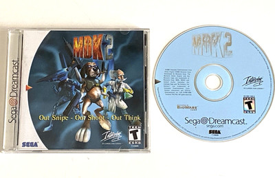 MDK 2 Sega Dreamcast Good Disc Complete Shooter Game BioWare