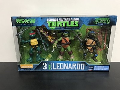 Teenage Mutant Ninja Turtles 3 pack EXCLUSIVE Leonardo