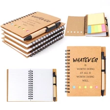 Inspirational Spiral Notebook 4 Sets Employee Appreciation Gifts Bulk Team Of...