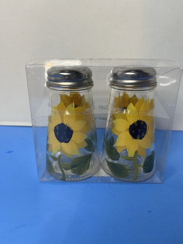 Salero y pimentero Grant Howard "Girasol" nuevo en paquete - Imagen 2 de 4