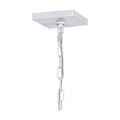 Wakefield 3-Light Outdoor Hanging Lantern in Matte White - Picture 6 of 7