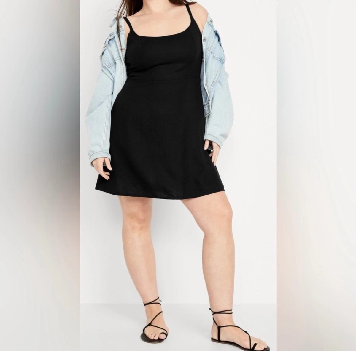 old navy black linen dress Betsey Johnson Floral Midi Dress