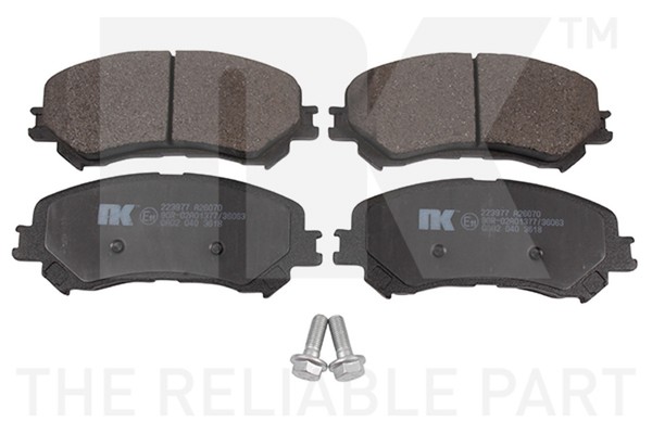 Bremsbelagsatz Scheibenbremse Nk 223977 FüR Renault Talisman ScÉNic 4 Megane K9A-image