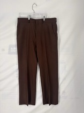 Vintage Sears Sportswear Brown Slacks 36x32 1970s Men s Perma Prest Dress Pants