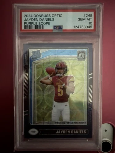 2024 Jayden daniels purple scope psa 10