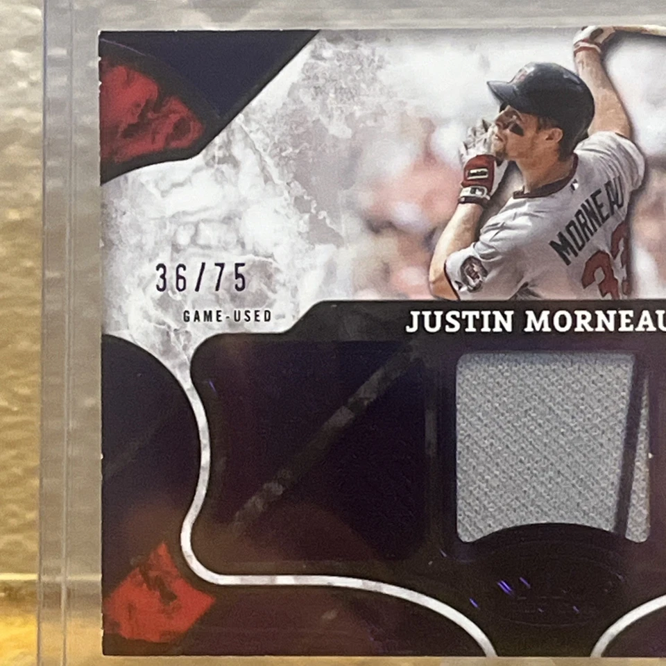 2025 Topps Tier One Justin Morneau Tier One Relíquias /75 Gêmeos - Imagem 2 de 4