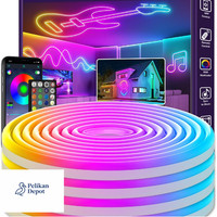 Neon Led Streifen 15M Flexibel App Steuerung Musik Sync Gaming Led Lichter