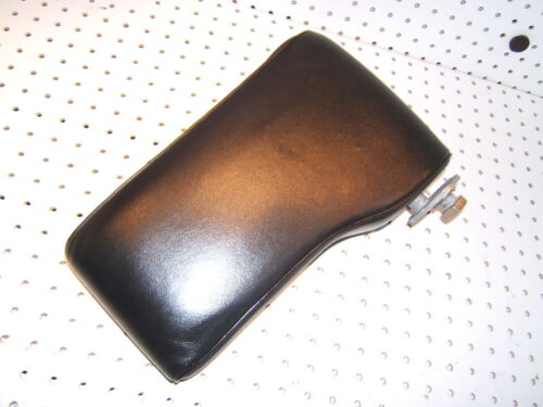 Mercedes Genuine 86-91 C126 560SEC BLACK LEATHER center FRONT 1 Armrest ,Type 2