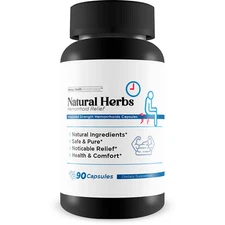 Natural Herbs Hemorrhoids Capsules - Our Best Hemorrhoid Relief Supplement