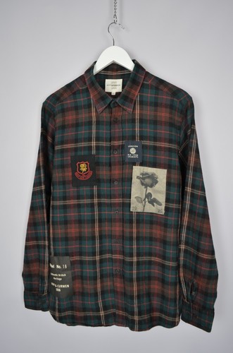 Kent & Curwen East Crondall Wool Checked Shirt (David Beckham) Size XL P2P 22'5" - Picture 3 of 14