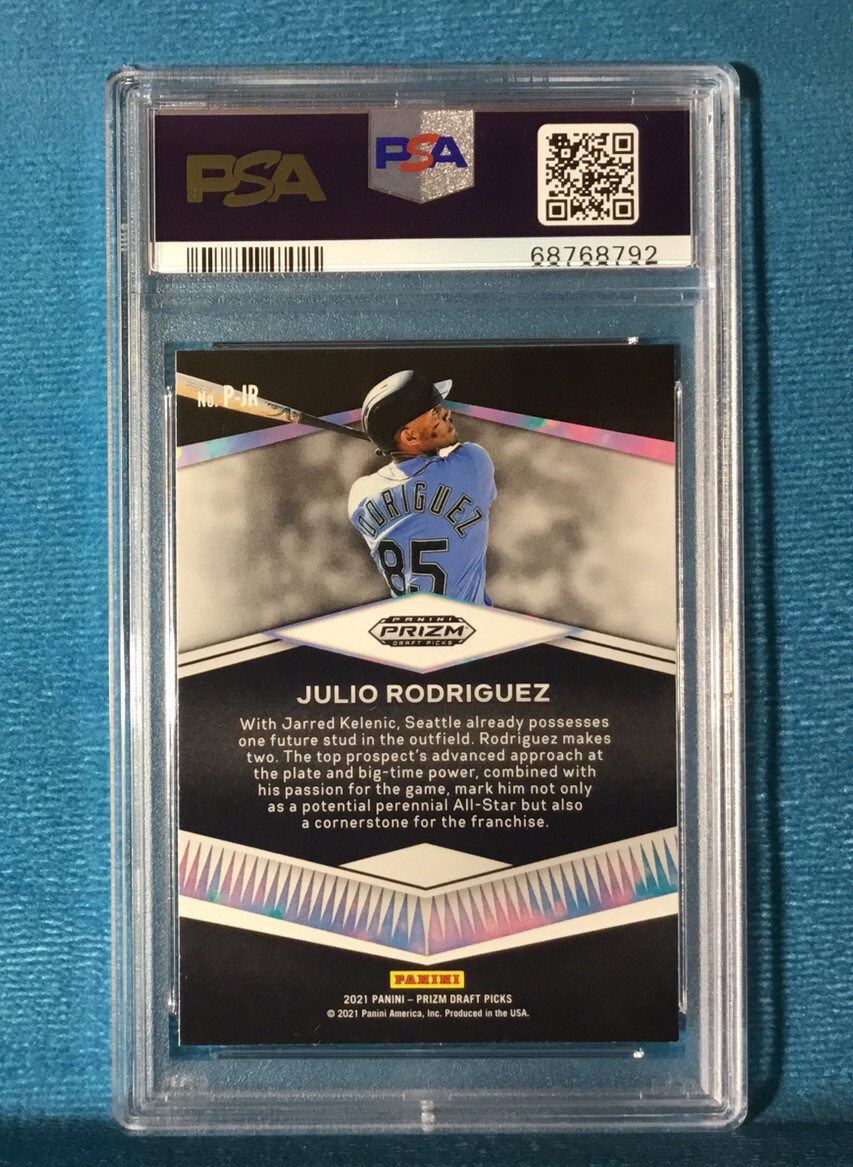 2021 Prizm Draft Pick JULIO RODRIGUEZ Prospects #P-JR ROOKIE