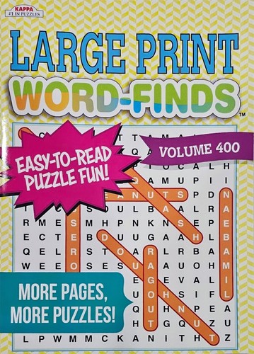 Kappa PAPP Large Print  Word-Finds, Word Hunt, Crosswords Puzzle Books You Pick! - Imagen 75 de 185