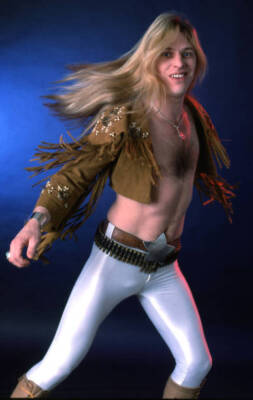 Rock musician Jim 'Dandy' Mangrum New York New York February 1975 Old Photo
