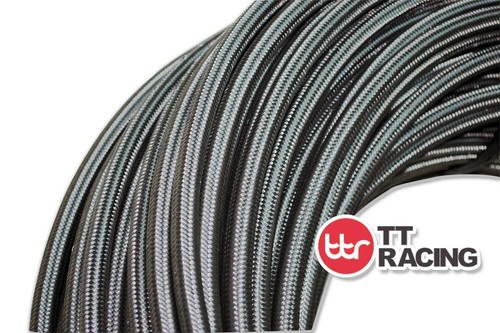 -12 AN 12AN 11/16" 18mm Braided Stainless Steel Fuel Gas Oil Line Hose 25FT E85 - Bild 3 von 5
