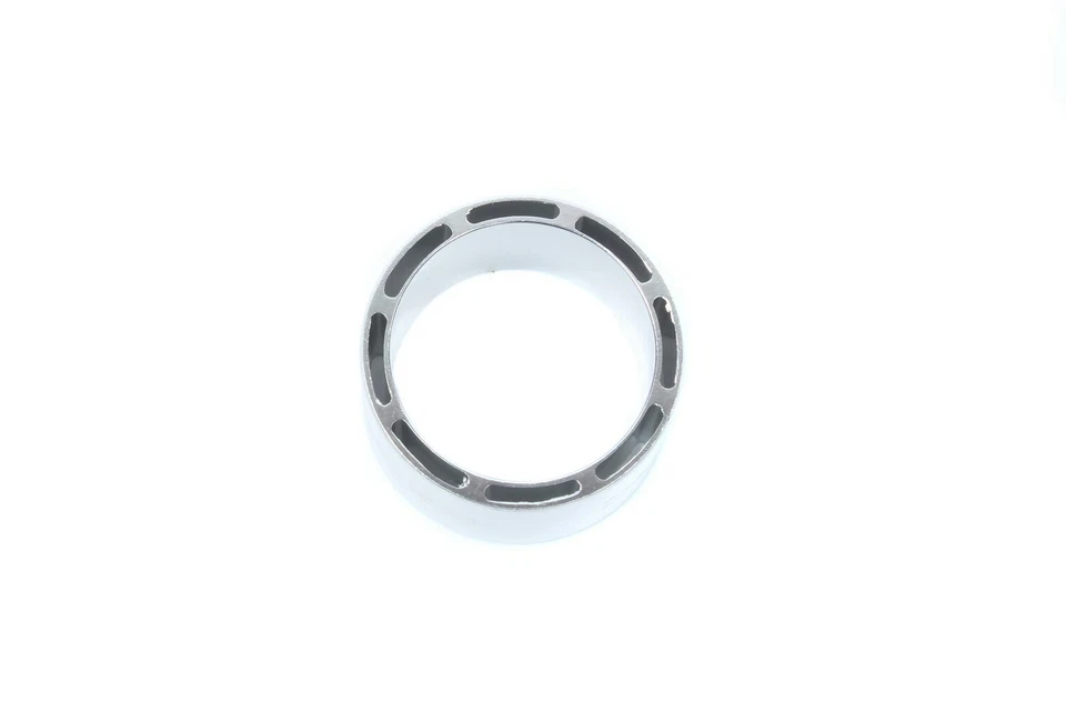 Espaciadores de auriculares KCNC diseño hueco carretera bicicleta de montaña 20 mm 4 piezas plateados Foto 4 de 4