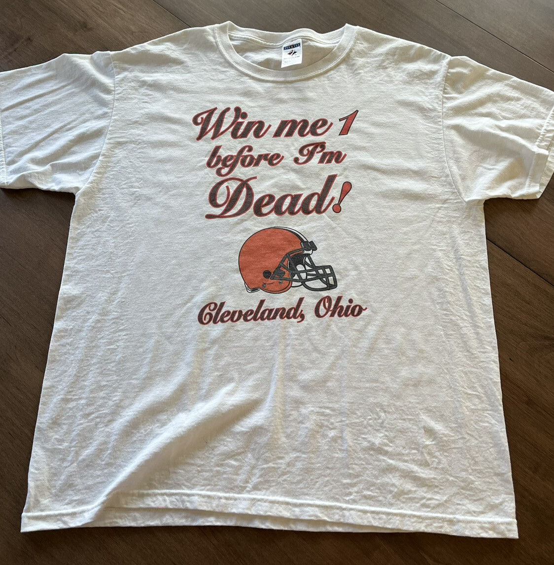 cleveland browns just one before i die shirt