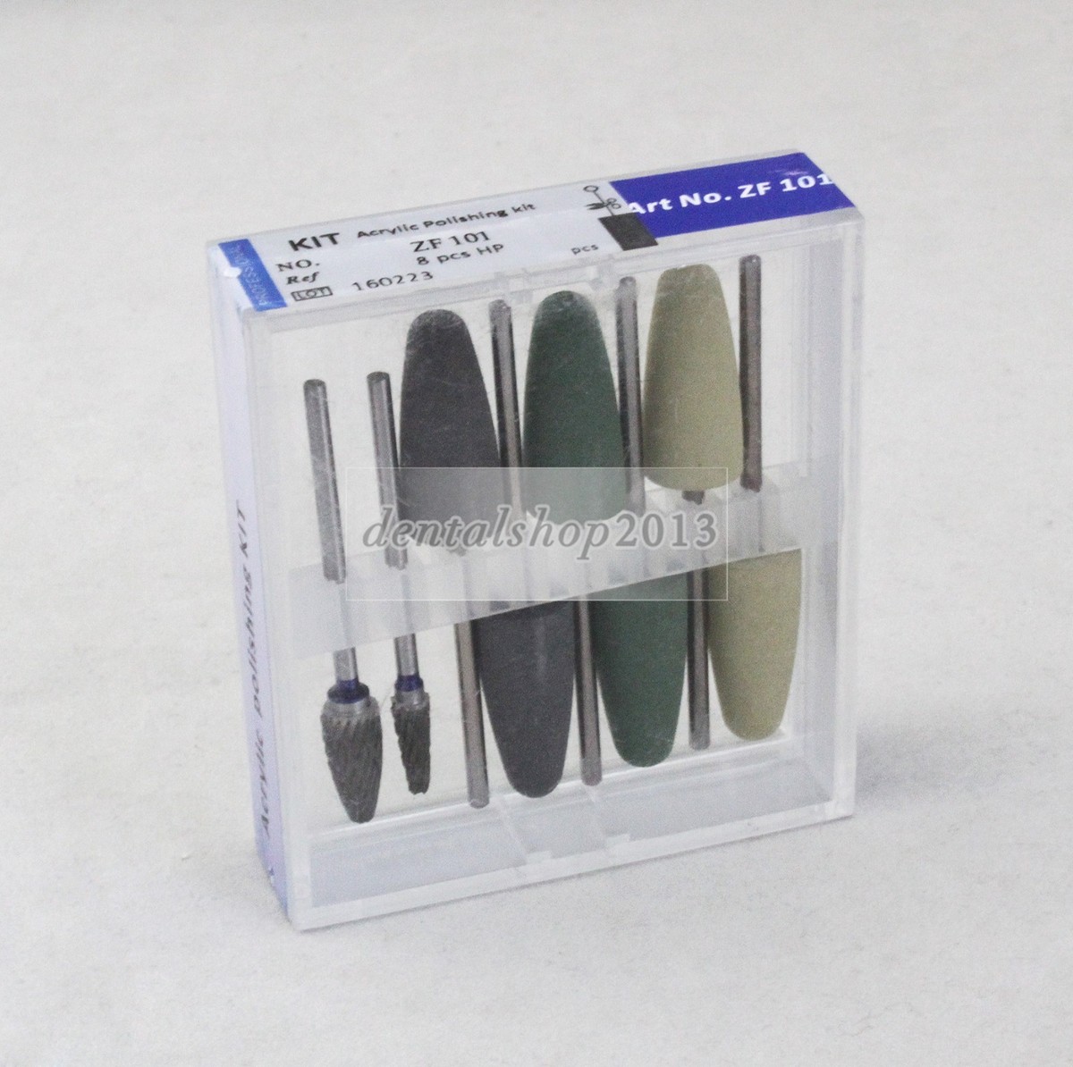 100pcs Dental Resin Base Polish Wheels Burs Silicone - Foto 9