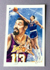 Wilt Chamberlain HOF 76ers / Lakers ~ Legends Sports Memorabilia Postcard