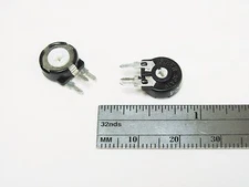 5x Piher PT10LH01 Series Carbon Trimmer Pot, Linear 10mm Horizontal Adj NOS!