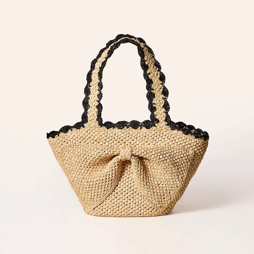 Raffia Bow Tote Bag - kate spade new york x Target Natural NWT Available to Ship