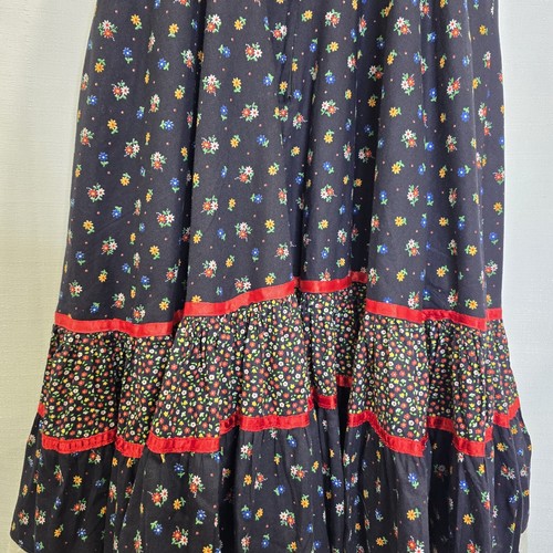 Gunne Sax By Jessica San Francisco Vintage 1970s Sundress Dress Size 9 Floral - Picture 15 of 22