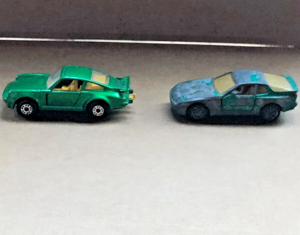 винтажный спичечный коробок No 3 Porsche Turbo Superfast 1978 - двери открыты +1987  - Изображение 4 из 4