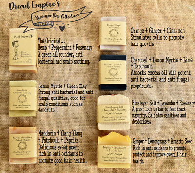 Organic Shampoo Bar For Dreadlocks ~ Charcoal, Lemon Myrtle, Lime & Patchouli - Foto 9