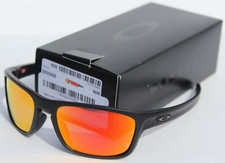 OAKLEY Sliver Stealth POLARIZED Sunglasses Black/Ruby Iridium NEW OO9408-06 RARE