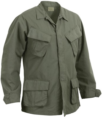 Vietnam Jungle Fatigues Military Uniform Vintage Army BDU Ripstop