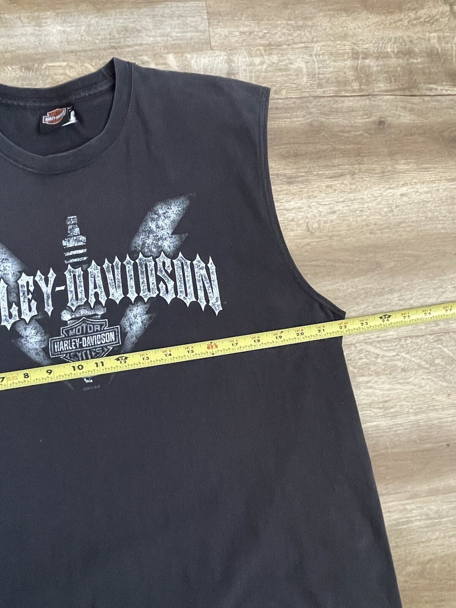 Vintage Harley Davidson T-Shirt XL Sleeveless Tee St. Louis