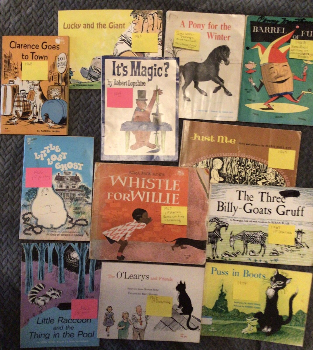 Lot of 12 Vintage Scholastic Book Services PB Books 1960s Pony For