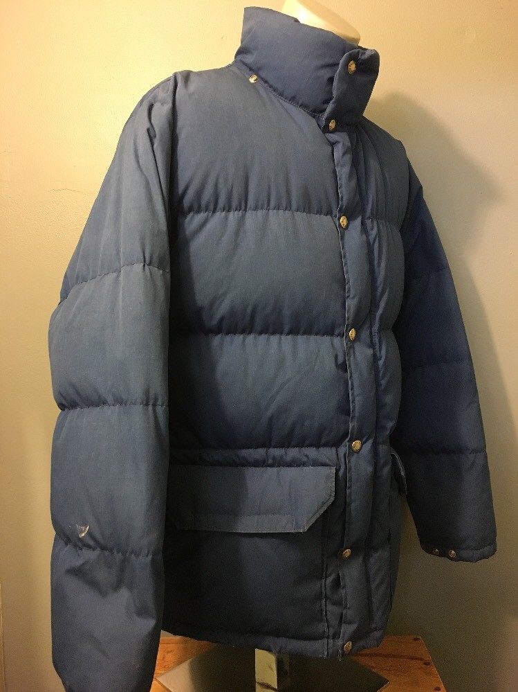 Vtg 70s 80s North Face Down Jacket Mens L TNF Zip Puffer Vtg 70s 80s North Face Down Jacket Mens L TNF Zip Puffer