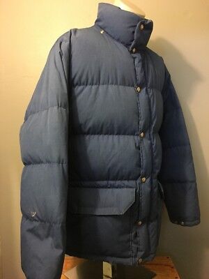 Vtg 70s 80s North Face Down Jacket Mens L TNF Zip Puffer Vtg 70s 80s North Face Down Jacket Mens L TNF Zip Puffer