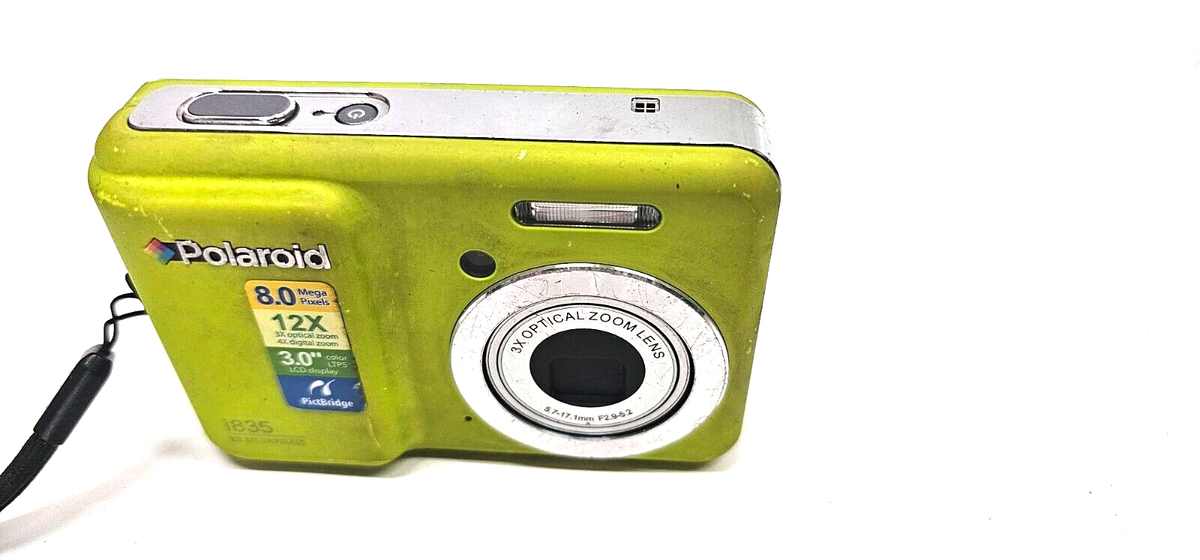 Polaroid i835 8.0MP Green Compact Digital Camera (NO BATTERY) | eBay