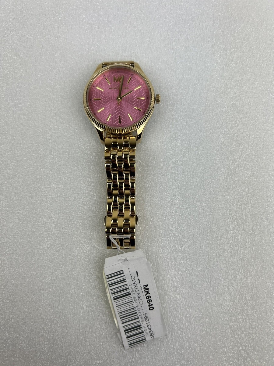 MICHAEL KORS Lexington Quartz Pink Dial Ladies 36mm Watch