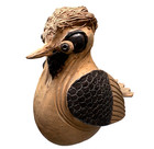 Garden Bird Figure Statue Potoo? 10 x 9 Inches Concrete Hand Crafted Art UNIQUE