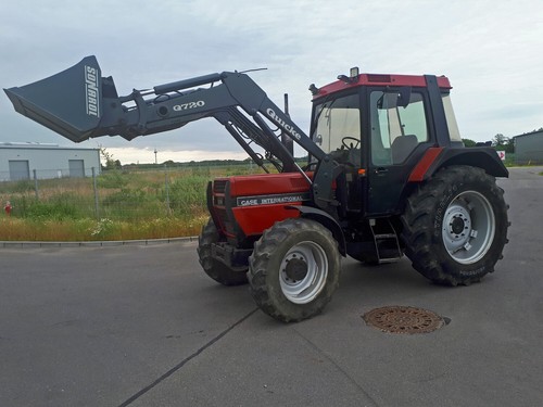 Schlepper Traktor Case IHC 745 mit Frontlader+ 30 KmH+ Allrad