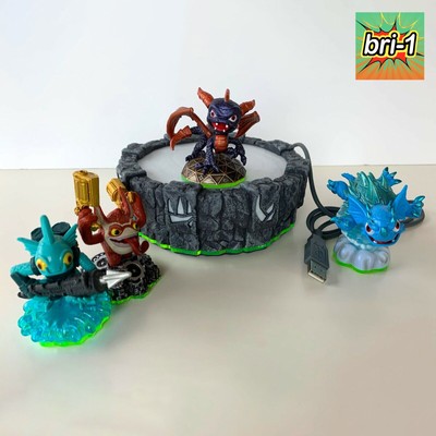 Skylanders Spyro's Adventure Spyro + Gill Grunt + Trigger Happy + Warnado PORTAL | eBay