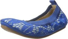Yosi Samra NIB Girl's Sammie Super Soft Ballet Flat Marina Blue-13C