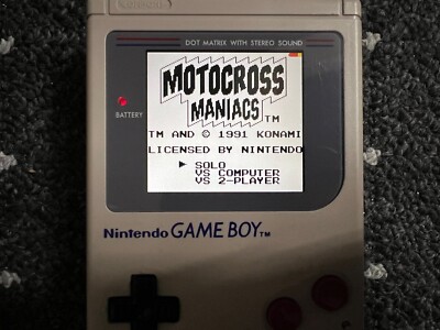 Motocross Maniacs Nintendo Gameboy Spiel