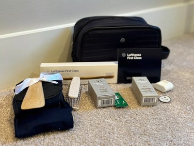 Lufthansa International First Class Amenity Kit - Brand New - Sealed - Nov. 2024