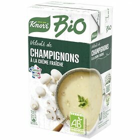 Knorr bio velouté champignons à la crème fraiche 1l