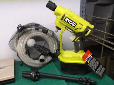 #ad RYOBI RY120350vnm ONE 18 Volt 320 PSI 0.8 GPM Cold Water Cordless Power Cleaner $69.99