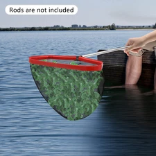 Swimming Pool Leaf Skimmer Deep Net Rake Cleaning Tool Pond Spas Hot Tub Debris